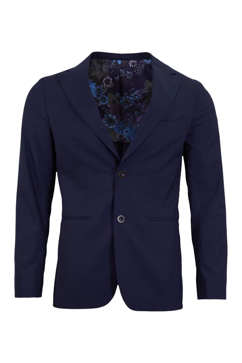 Judd Half Lined Tailored Wool Blazer, Alternate, color, Navy