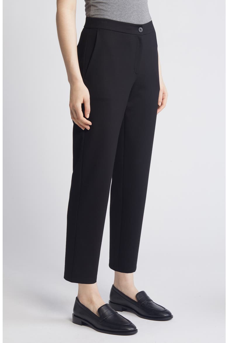 Slouch Ankle Pants, Alternate, color, BLACK