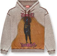 DIESEL® S-Boxton-Hood Oversize Embellished Hoodie