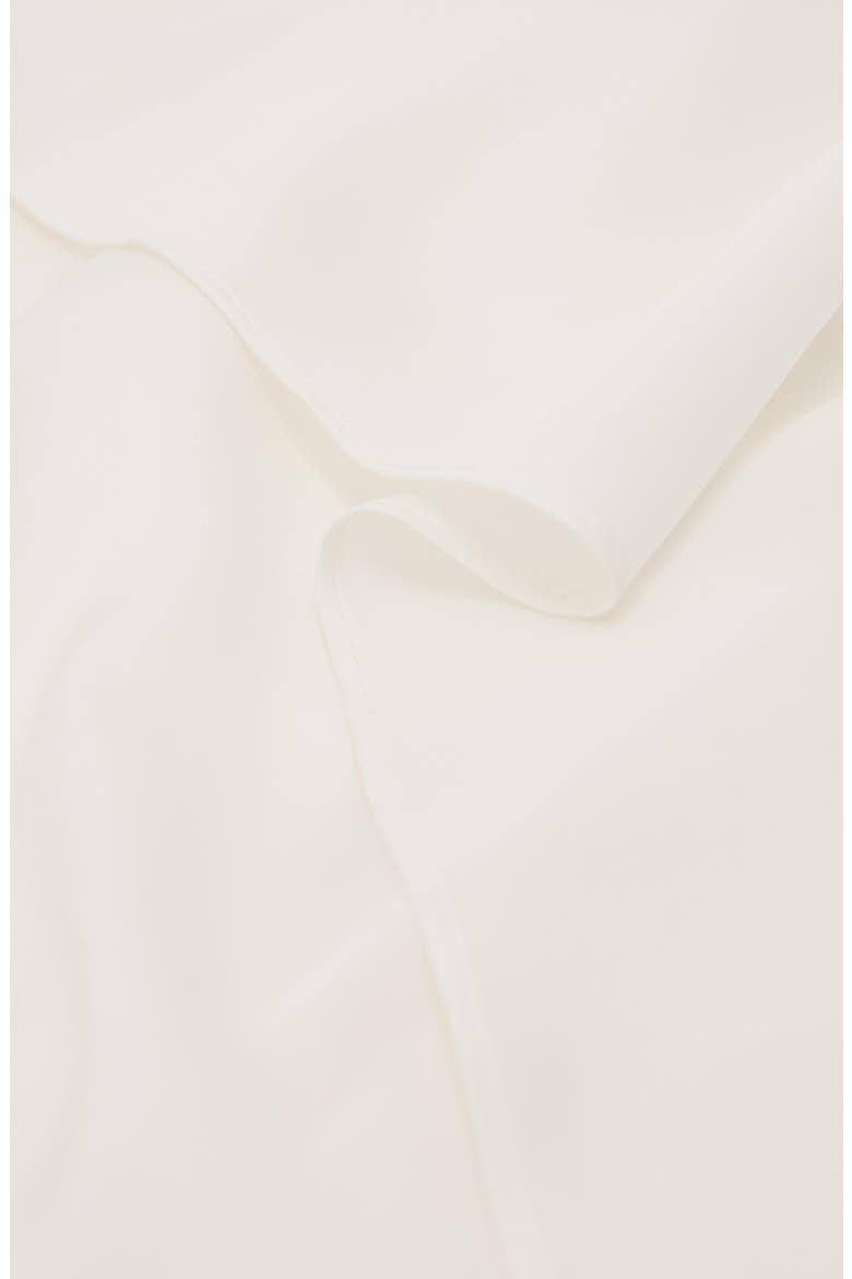 Nyra Silk Blend Draped Cowl Neck Top, Alternate, color, IVORY