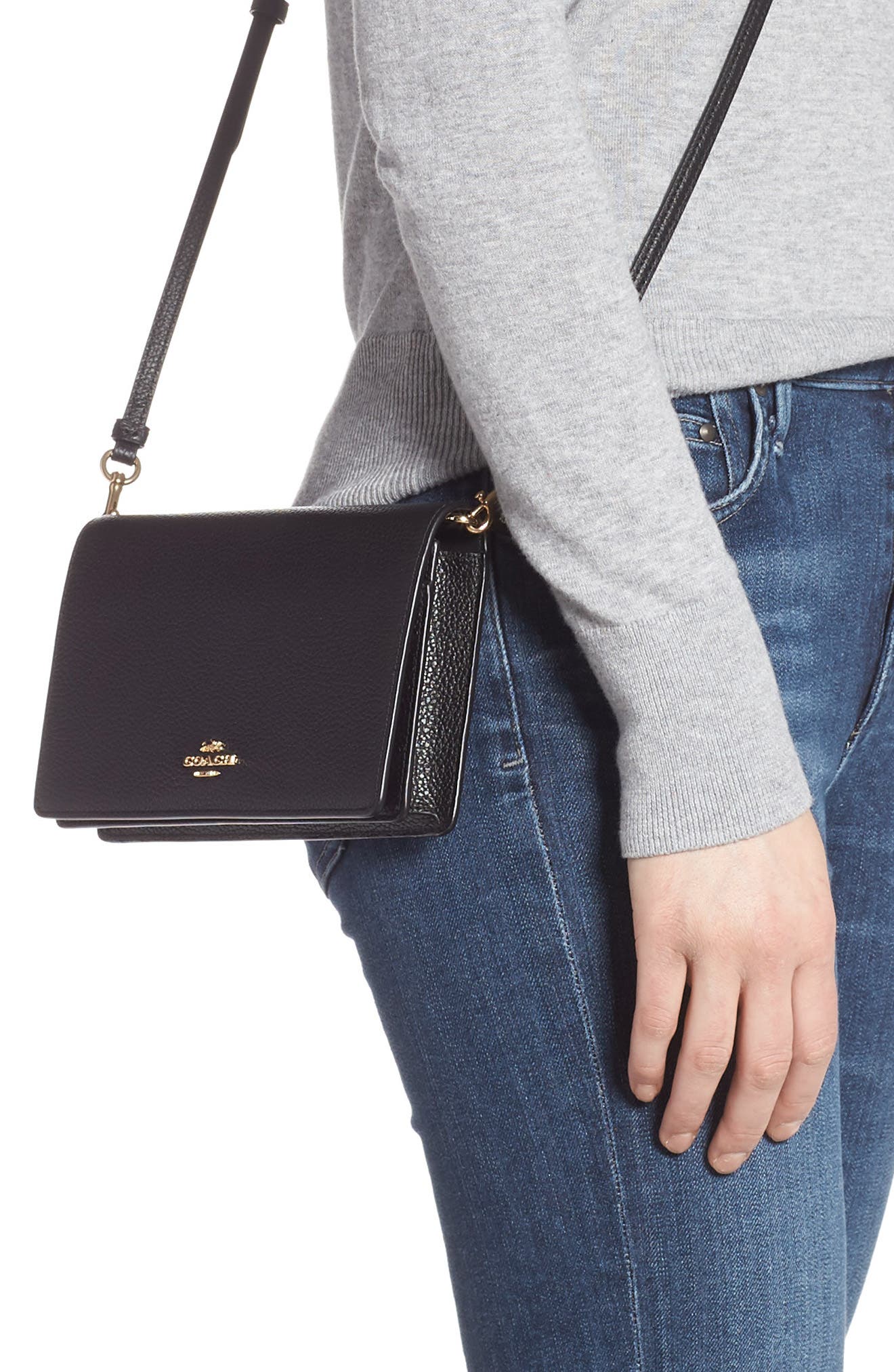 COACH Hayden Foldover Crossbody Clutch, Alternate, color, 