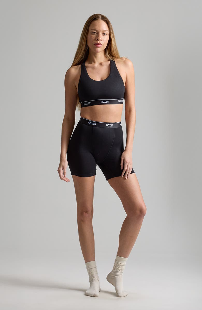 Woxer Baller High Rise Ultra-Soft 5-Inch Boxer Briefs, Alternate, color, Black 2.0