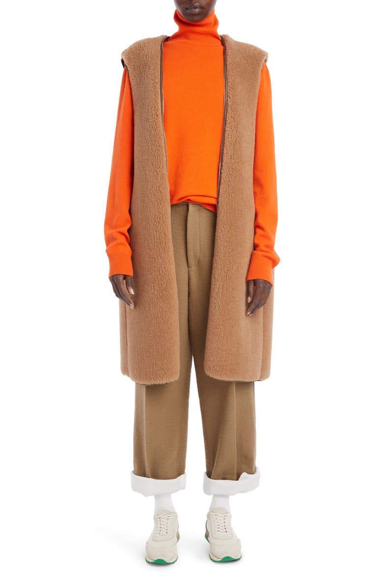 Gustavo Wool & Linen Blend Pants, Alternate, color, BARK