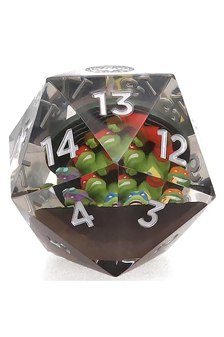 Teenage Mutant Ninja Turtles Spindown d20 Collectible Dice, Ages 14+, Alternate, color, Multicolored