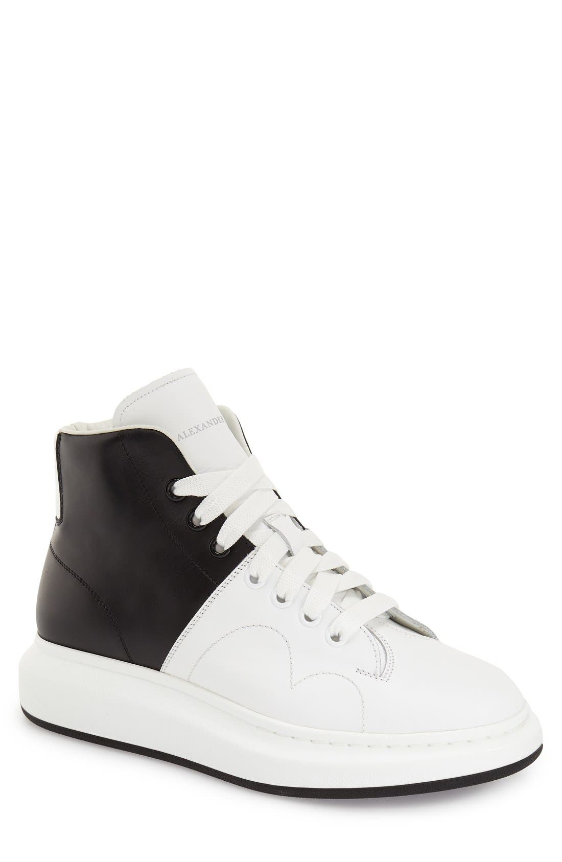 McQueen Alexander McQueen High Top Sneaker, Main, color, 