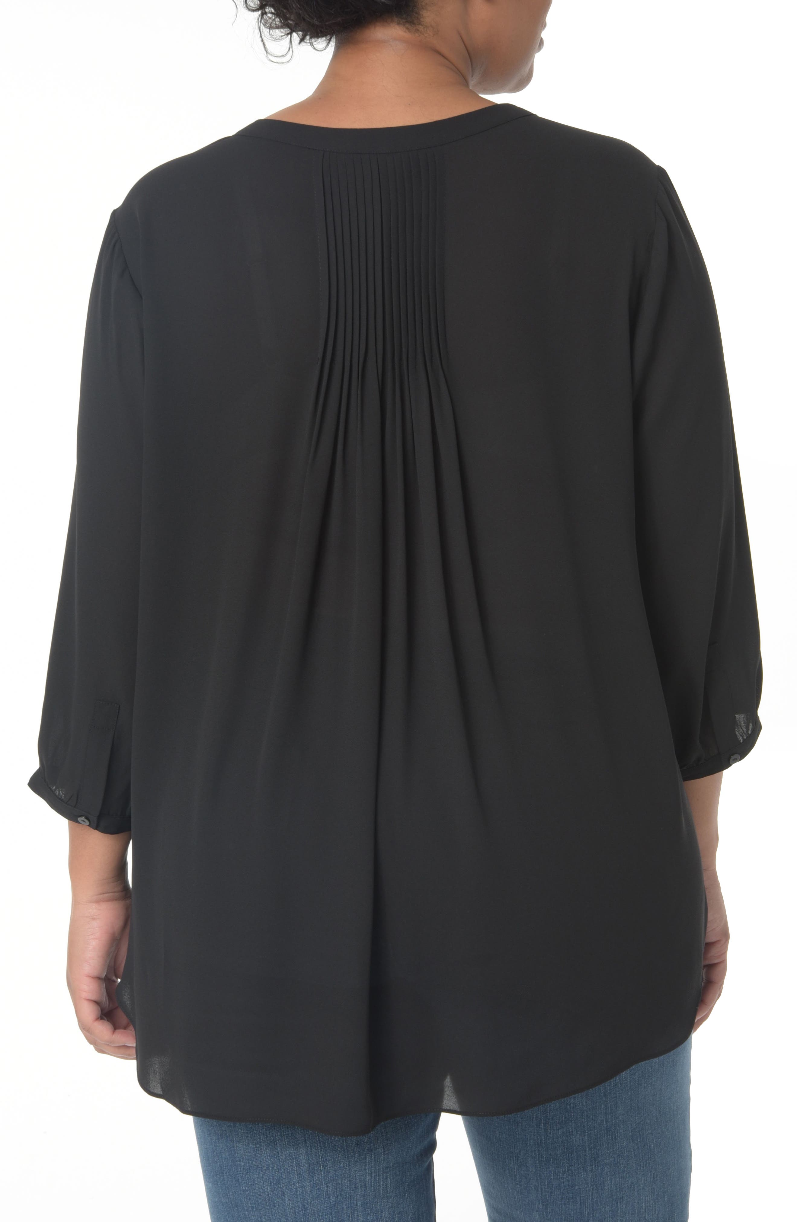 Semisheer Pintuck Blouse - image 2