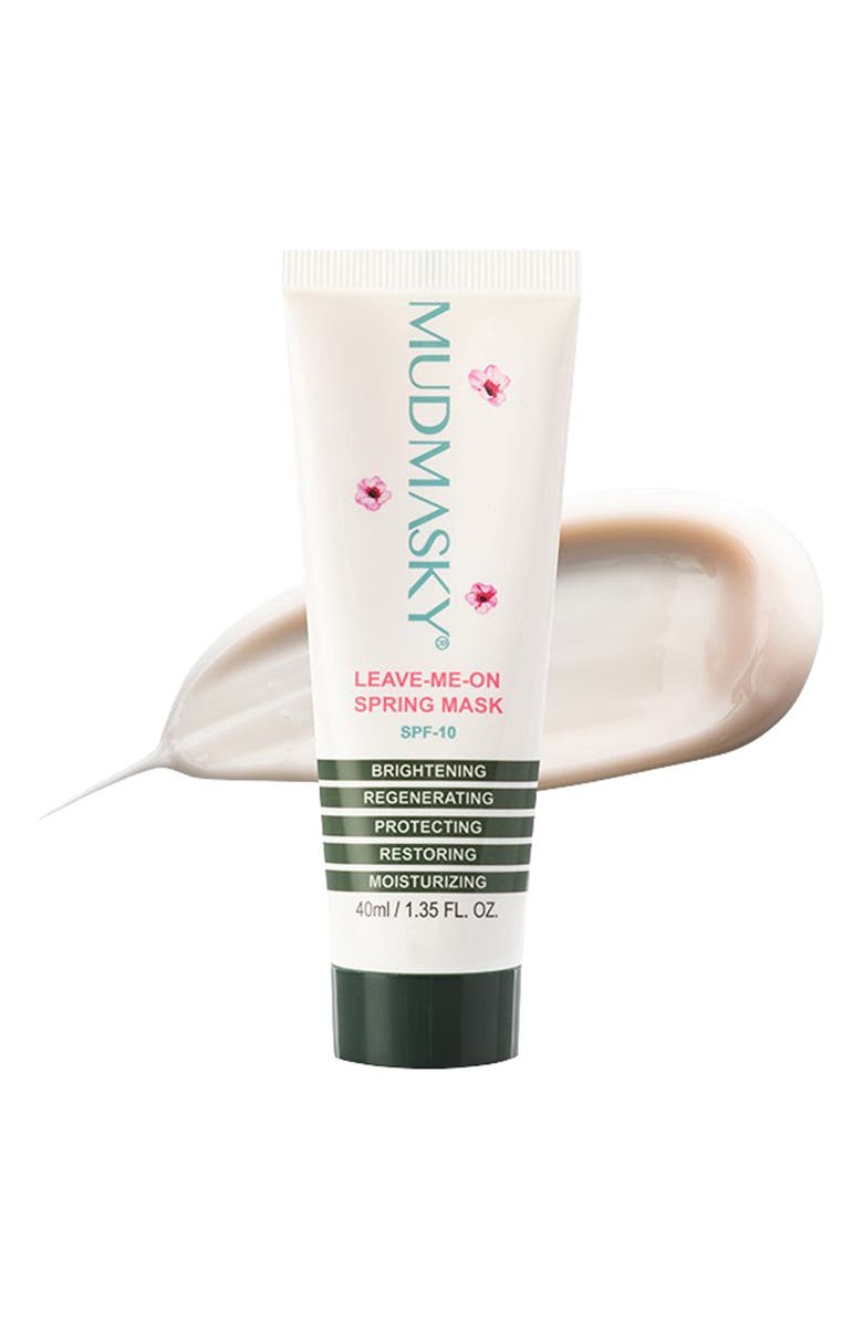 MUDMASKY Leave-Me-On Spring Mask 1.35oz, Main, color, NO COLOR