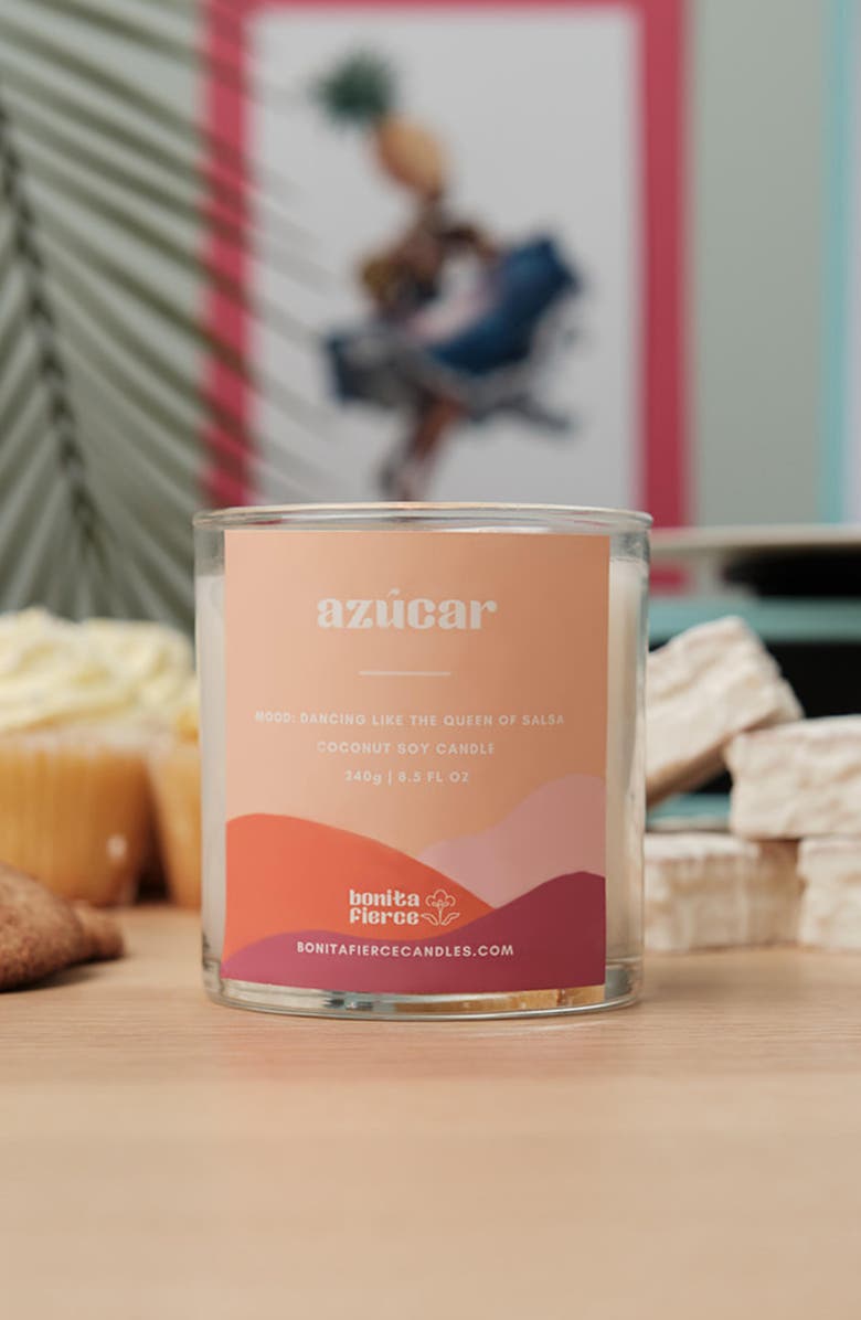 Bonita Fierce Azucar Candle, Alternate, color,