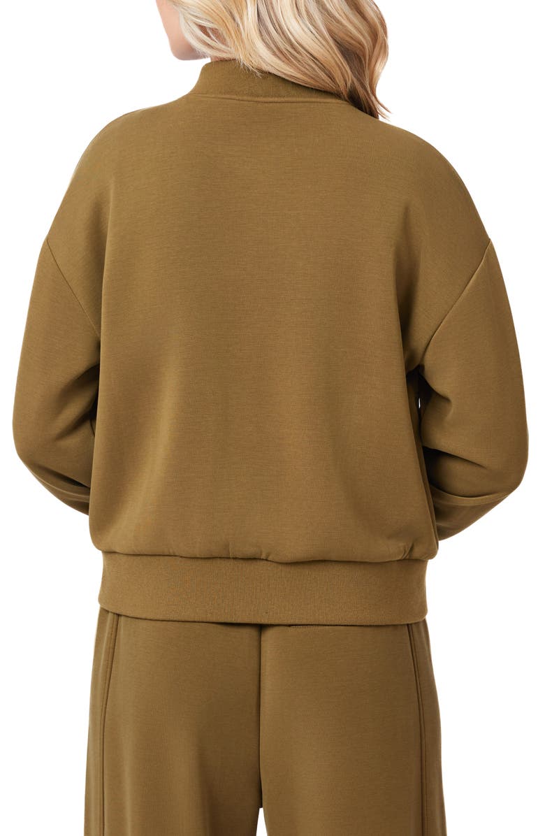 Scotch & Soda Jersey Bomber Jacket, Alternate, color, Military Olive