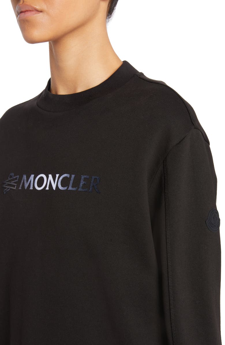 Moncler Logo Graphic Sweatshirt, Alternate, color,