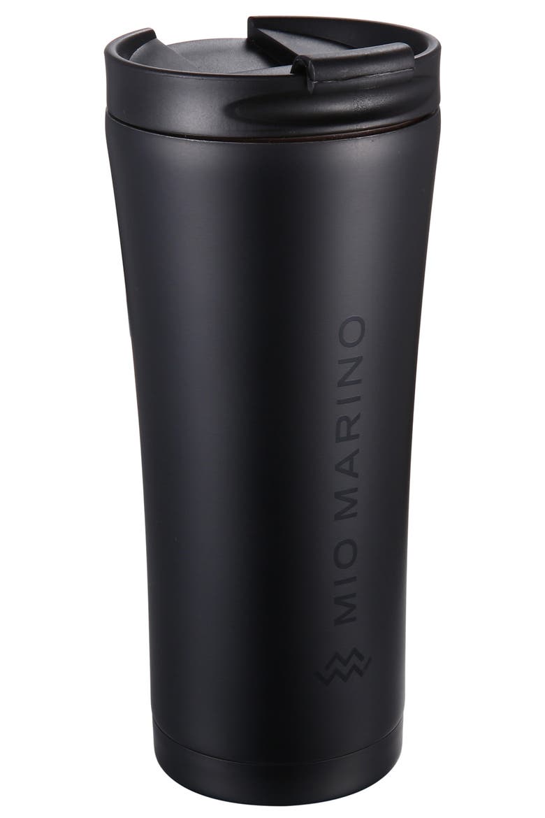 Vacuum-Insulated Stainless Steel Travel Mug 16 oz, Main, color, Mid Night Black