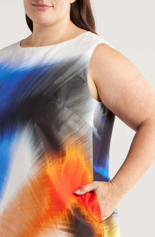 Marina Rinaldi Angola Print Midi Dress