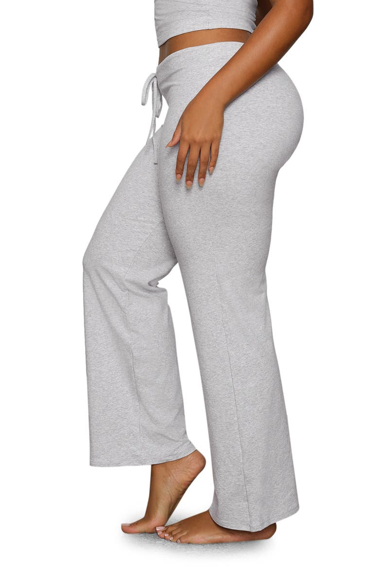 SKIMS Stretch Cotton Sleep Pants, Alternate, color, Light Heather Grey