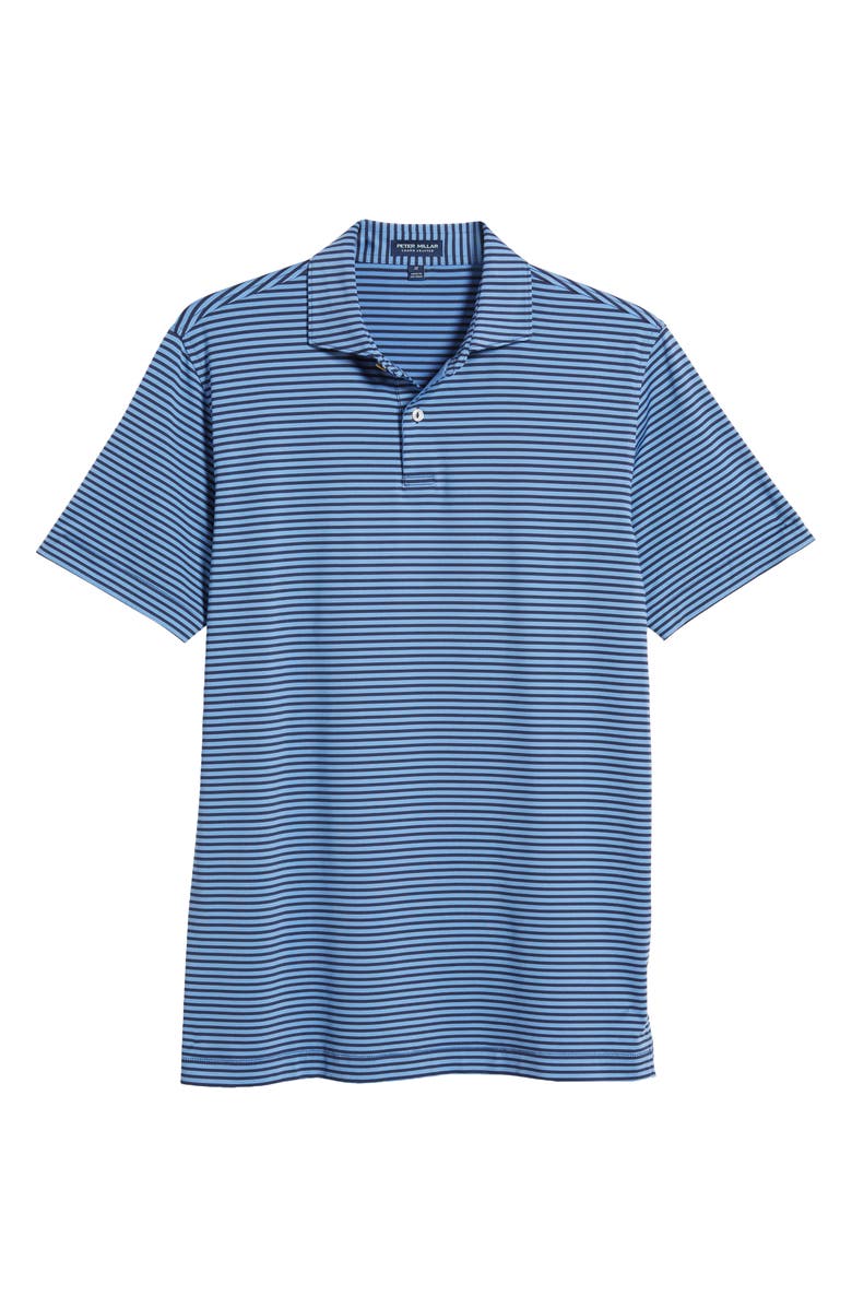 Peter Millar Sawyer Stripe Performance Golf Polo, Alternate, color, 