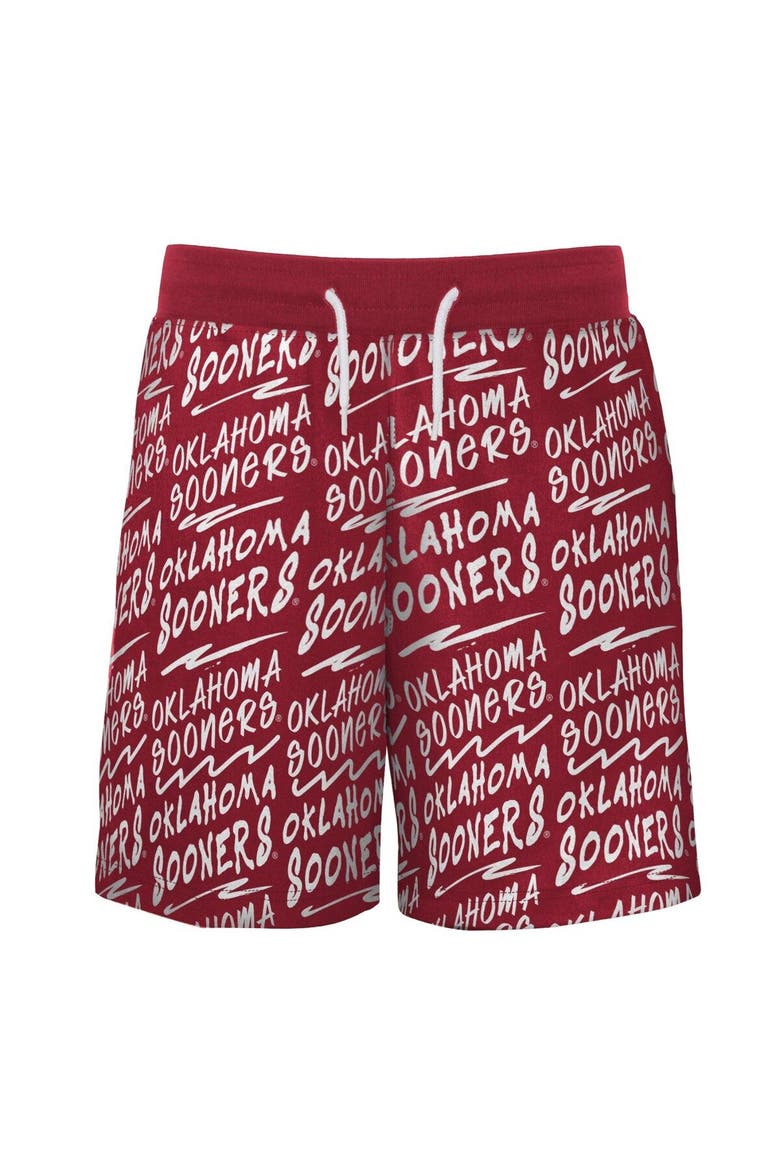 Youth Crimson Oklahoma Sooners Super Shorts, Alternate, color, Crimson
