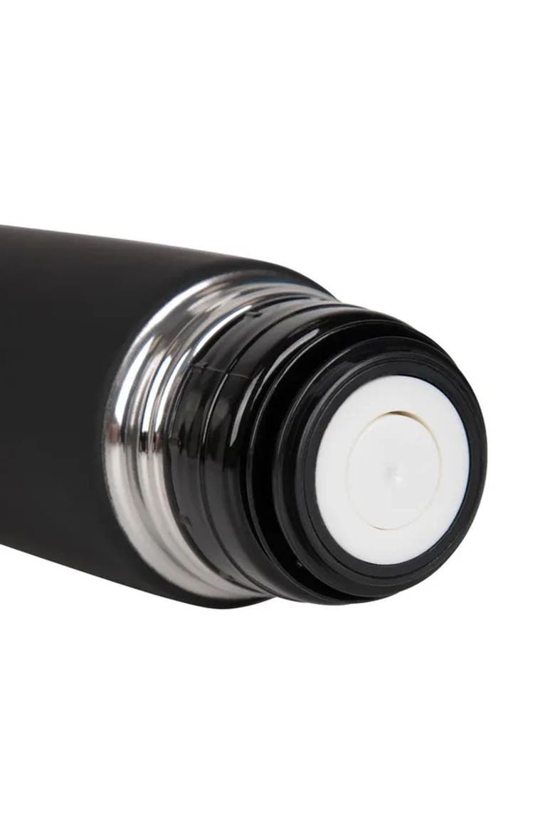 Rubberised 16.9floz Flask, Alternate, color, Black