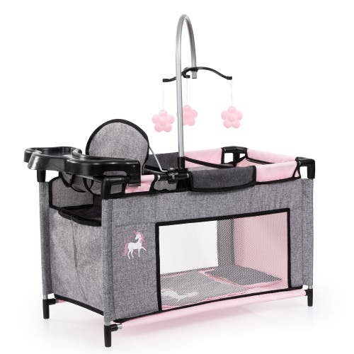 Bayer Design Multibed Playpen For Dolls Up To 18" With Highchair & Mobile in Multicolored  product