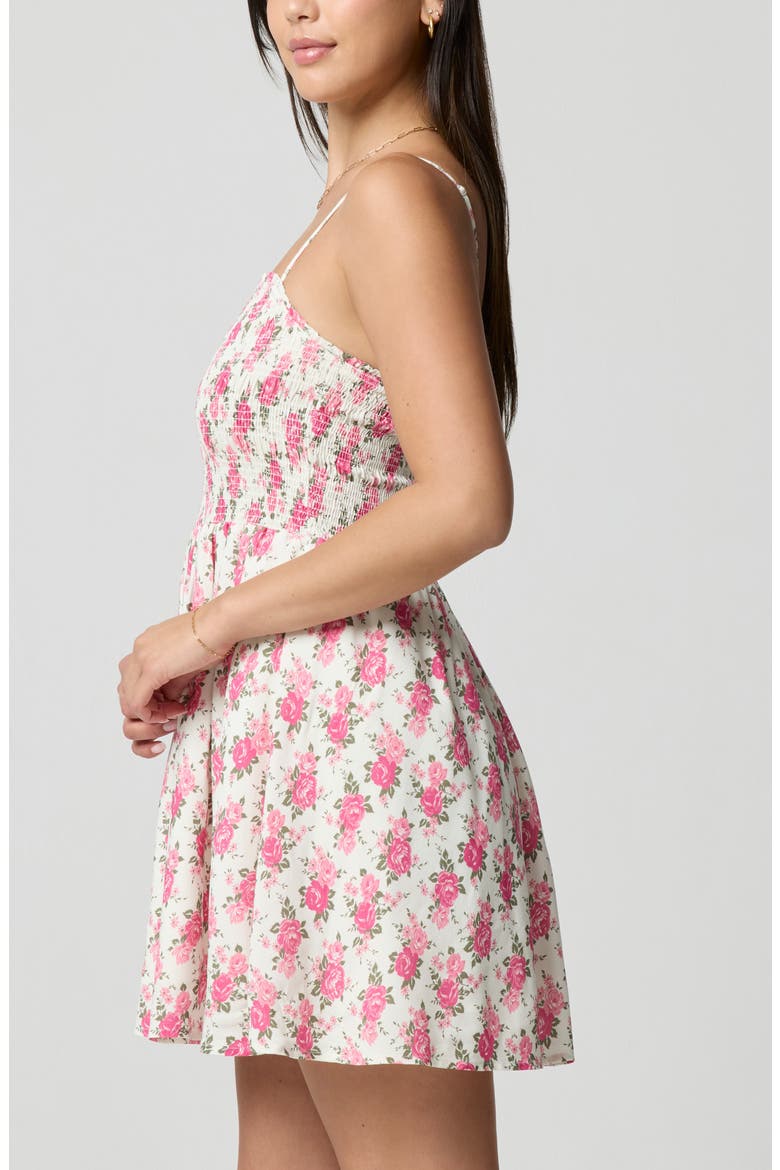 Fit & Flare Mini Sundress, Alternate, color, VINTAGE FLORAL
