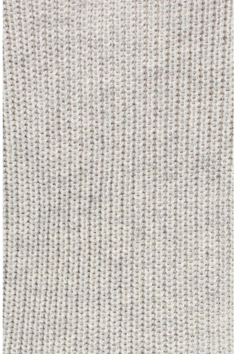 Mock Neck Tunic Sweater, Alternate, color, GREY PEARL HEATHER