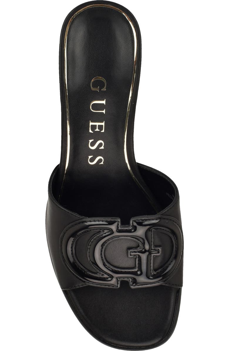 GUESS Cerinna Block Heel Sandal, Alternate, color, Black 001
