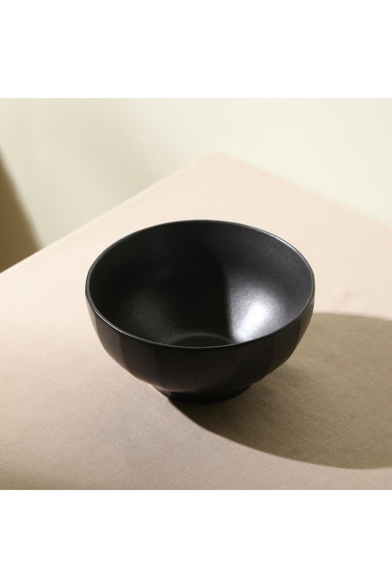 Rio Stoneware 4-Piece Bowl Set, Alternate, color, Black