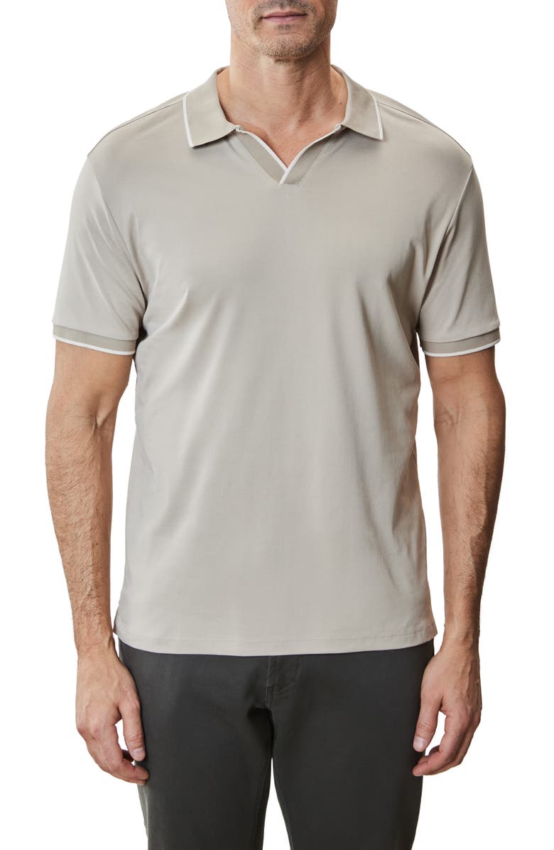 Robert Barakett Northpark Johnny Collar Polo, Main, color, Tan