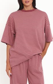Petal & Pup Wilda Oversize Stripe T-Shirt