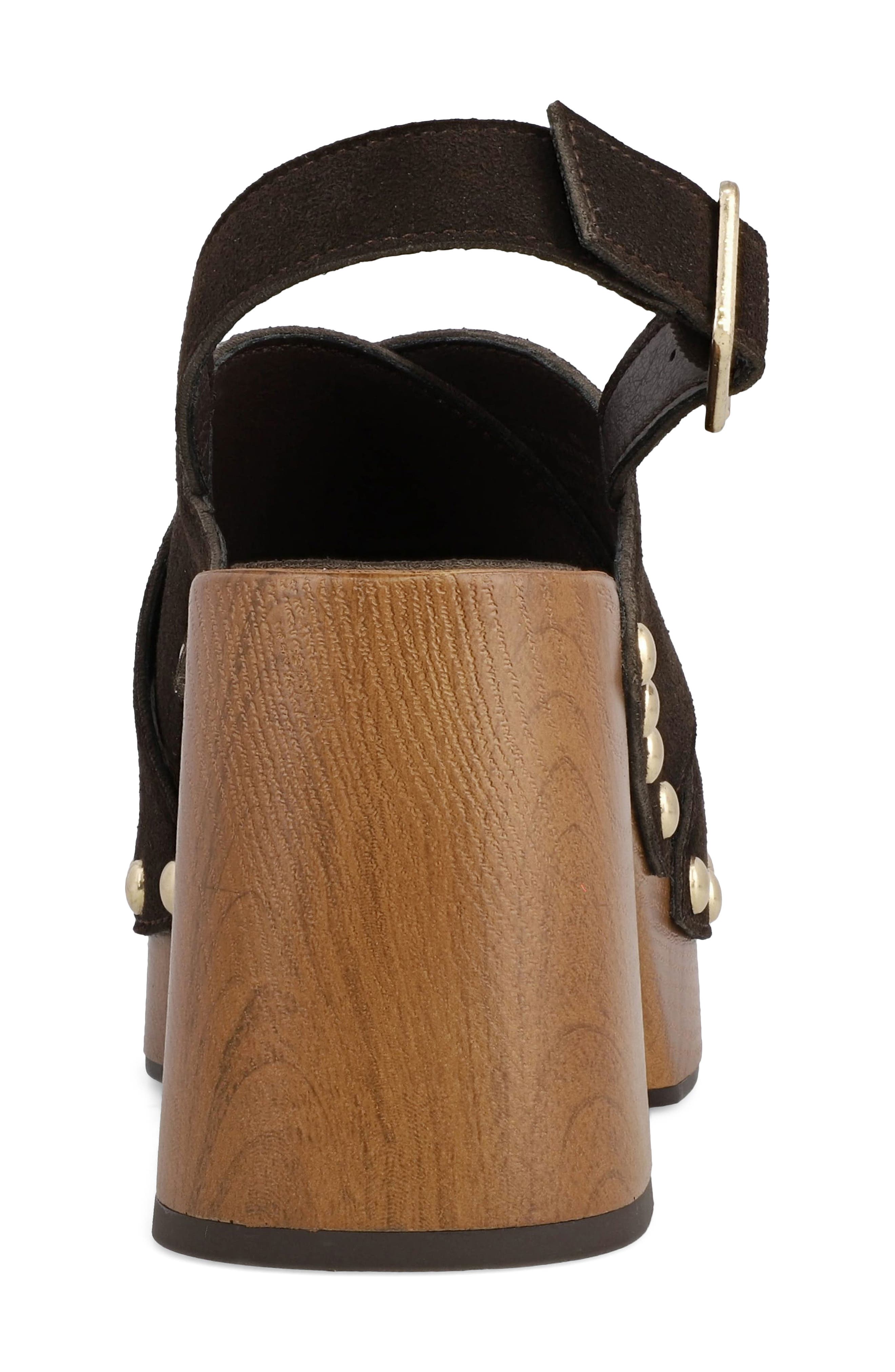 MIA Eudora Sandal, Alternate, color, Chocolate