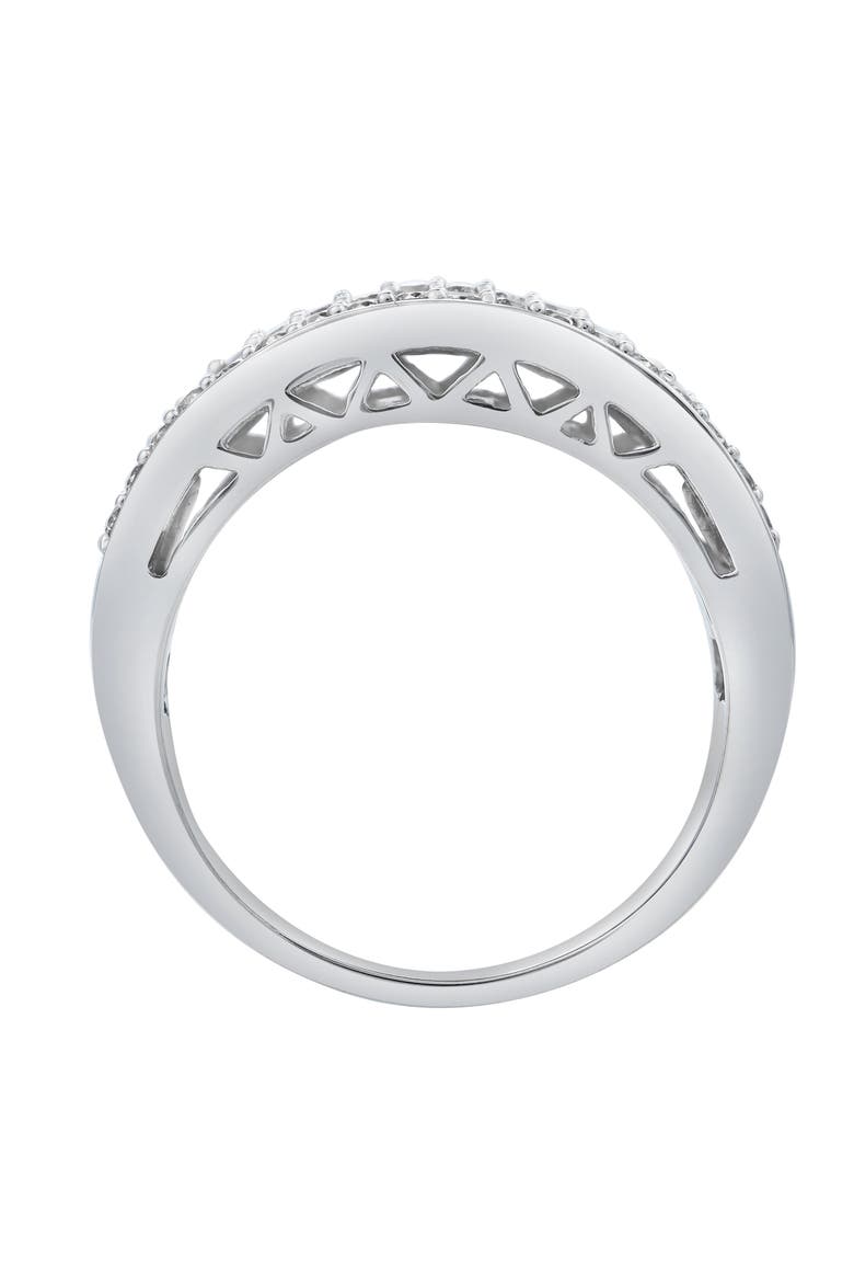 Illumina 1.25 Ct 10K Gold Diamond Band, Alternate, color, 10K White Gold