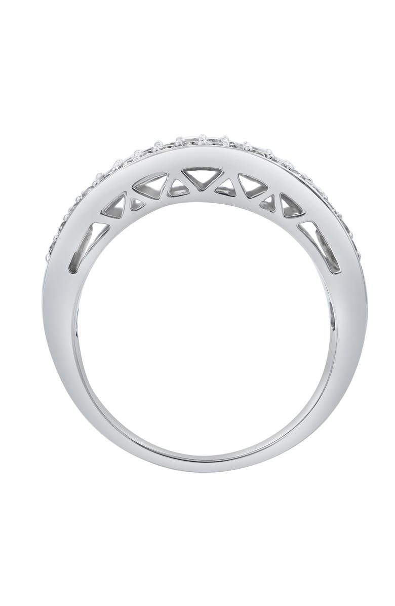 LuvMyJewelry Illumina 1.25 Ct 10K Gold Diamond Band, Alternate, color, 10K White Gold