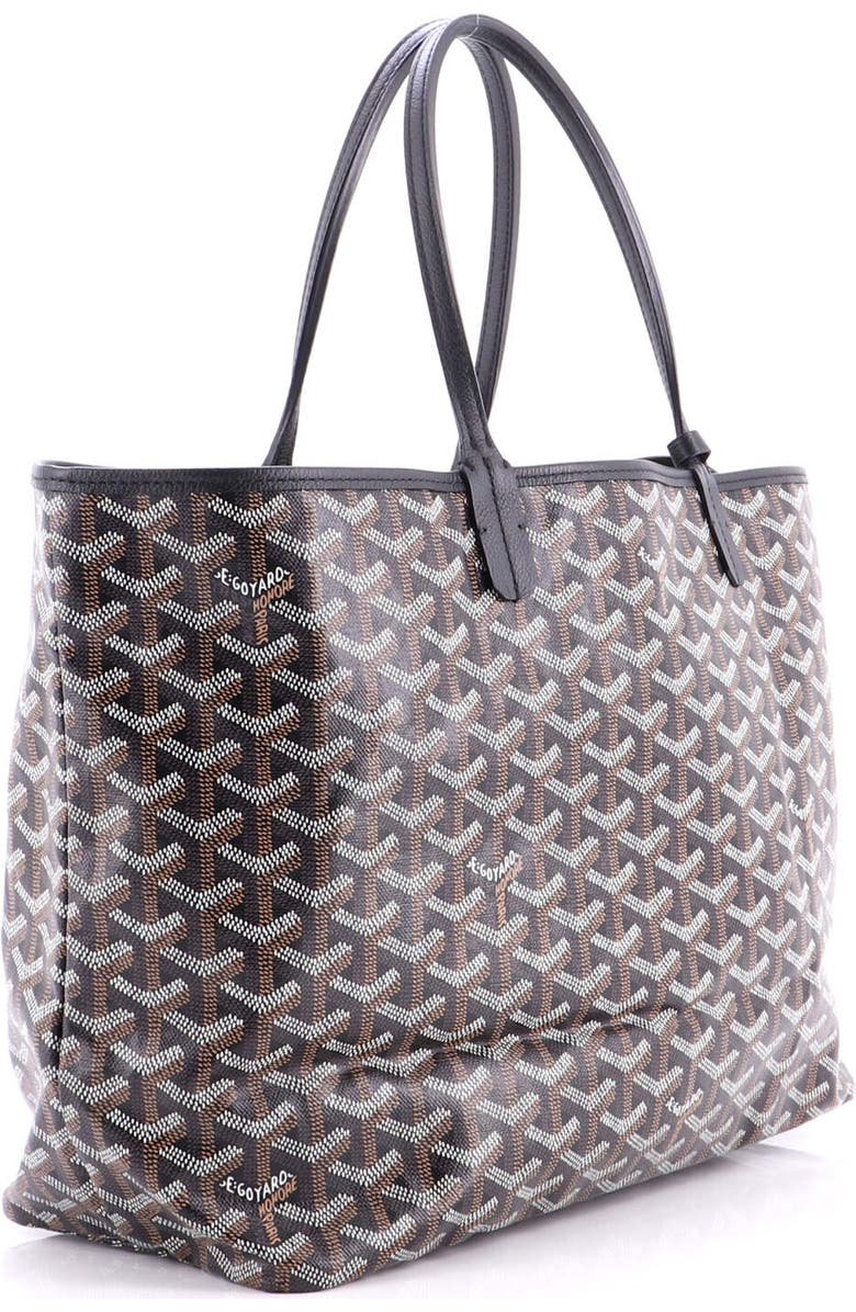 Pre-Owned Goyard Saint Louis Tote Coated Canvas PM, Alternate, color, Black