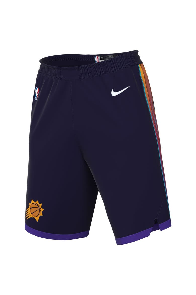 Men's Nike  Purple Phoenix Suns 2023/24 City Edition Swingman Shorts, Alternate, color, Purple