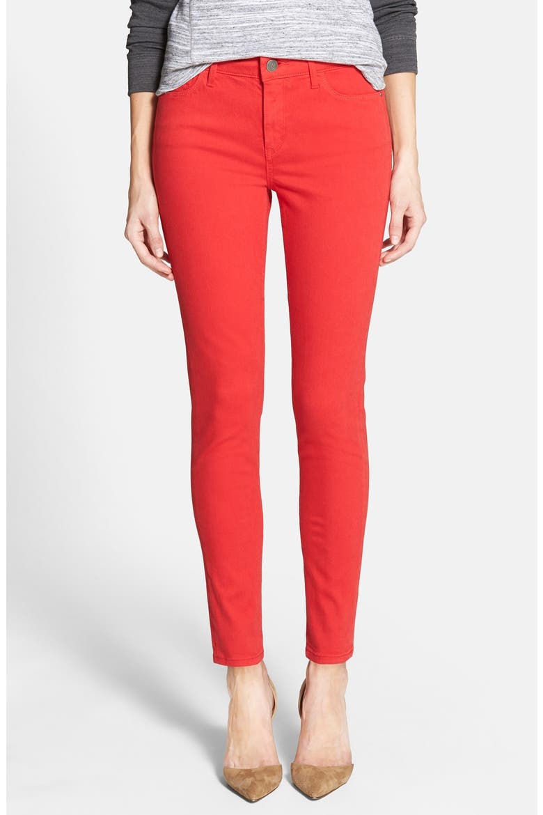 Treasure&Bond Crop Skinny Jeans, Main, color, RED BLOOM