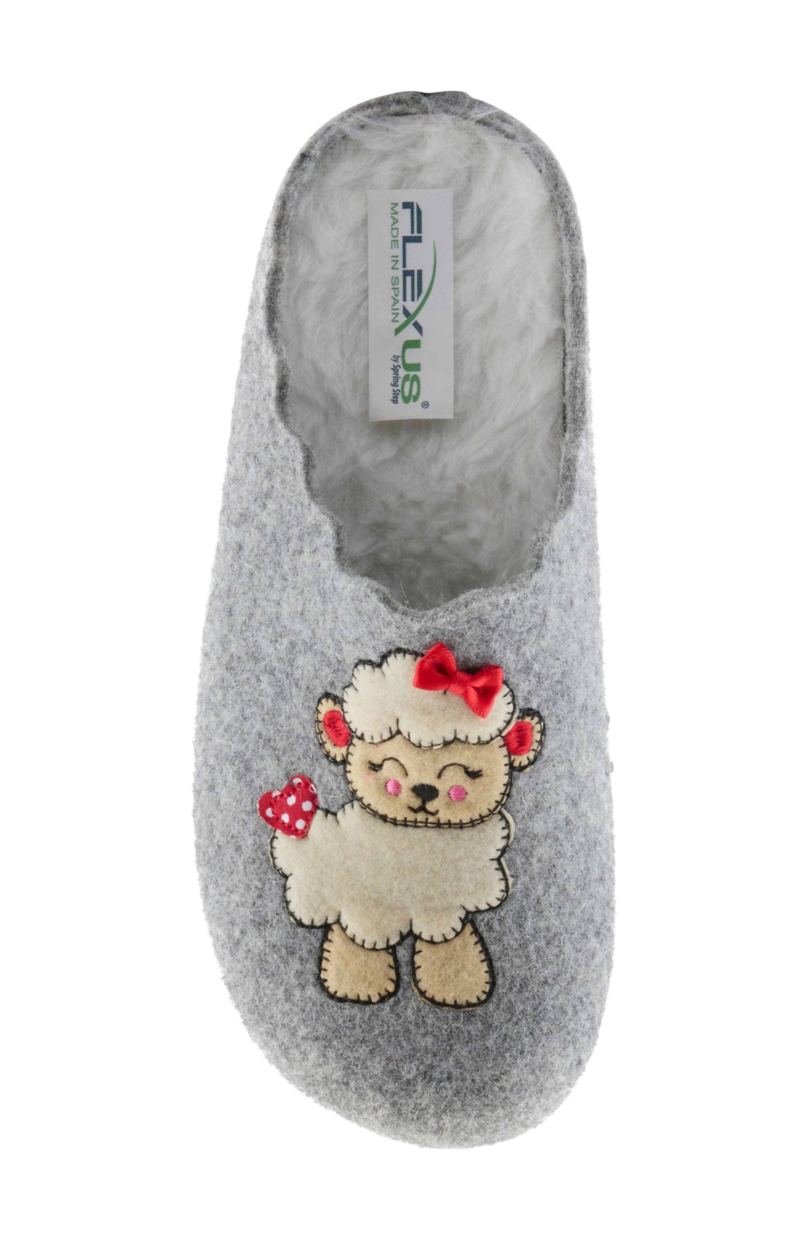 Bopeep Mule Slipper, Alternate, color, GREY MULTI