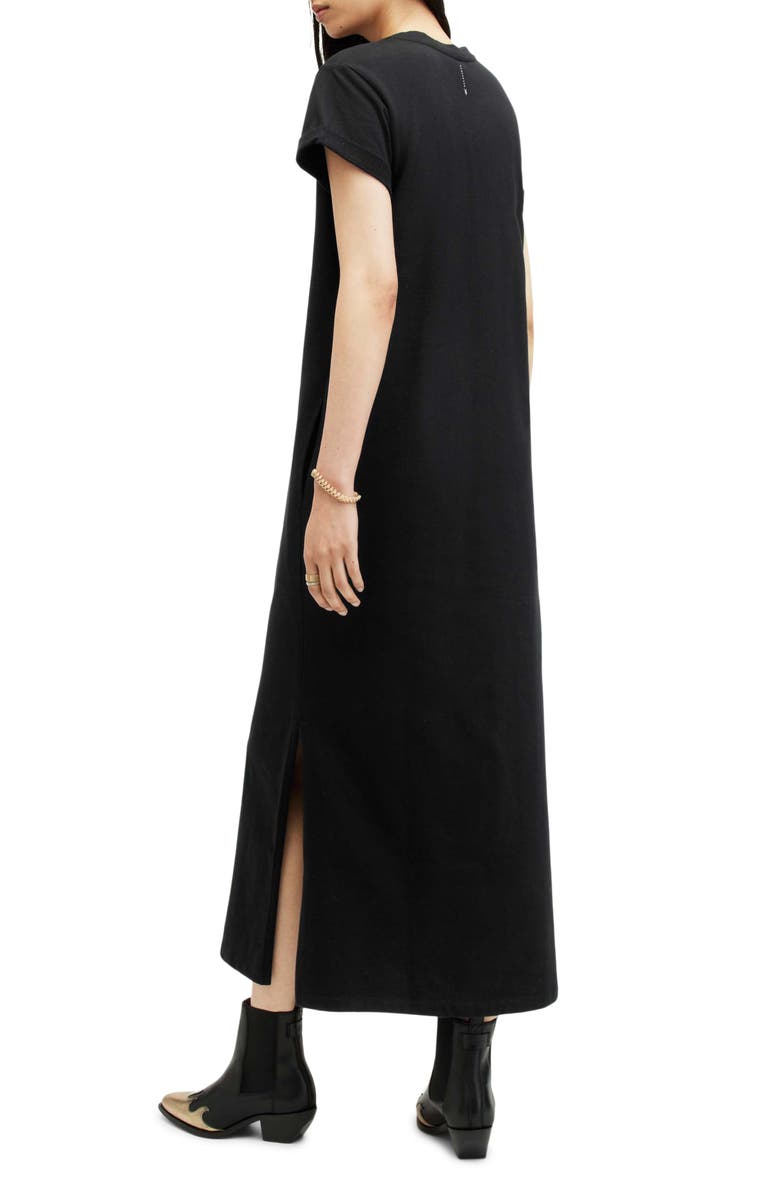 AllSaints Anna T-Shirt Maxi Dress, Alternate, color, 