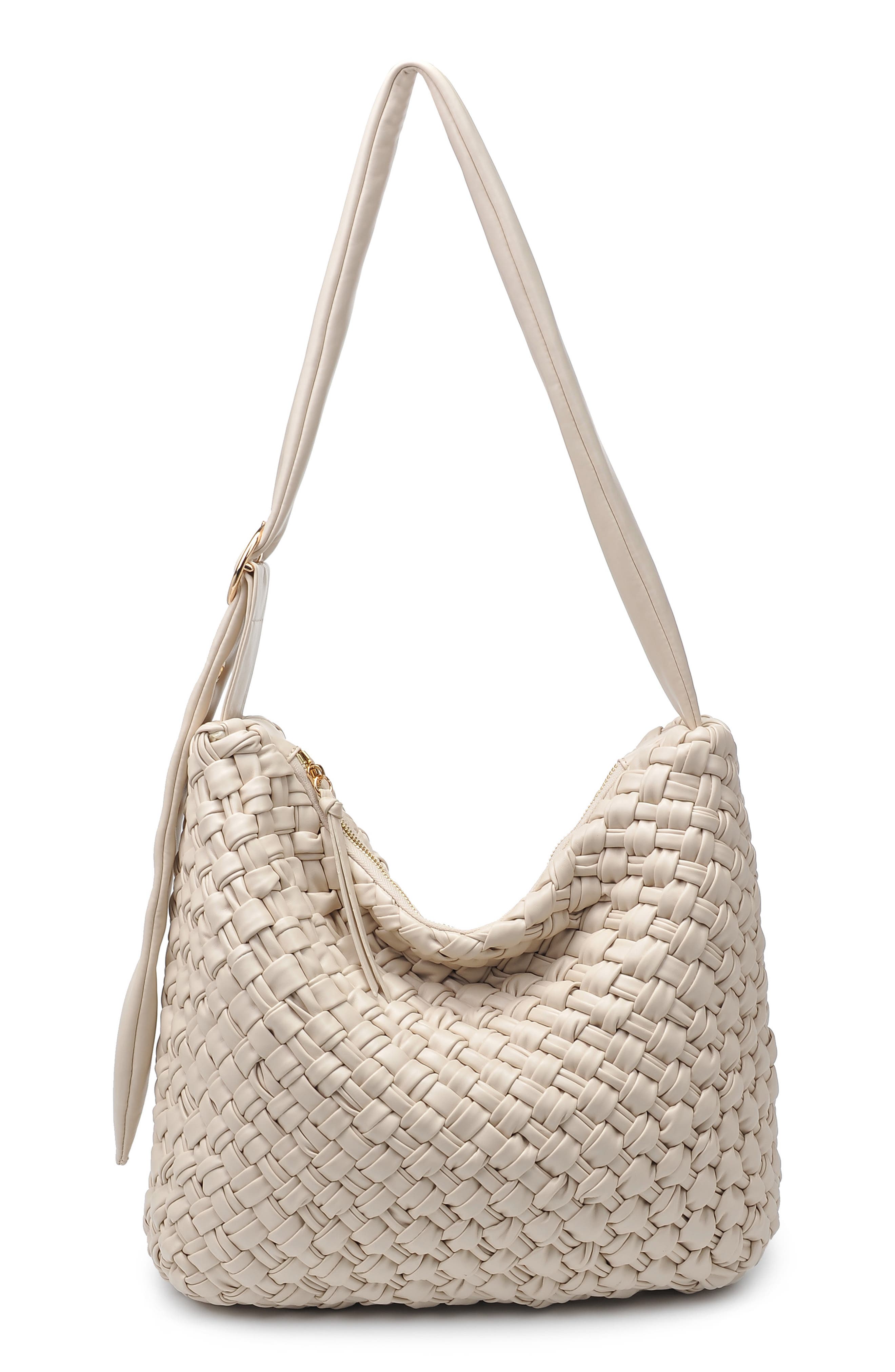 MODA LUXE Woven Crossbody Bag