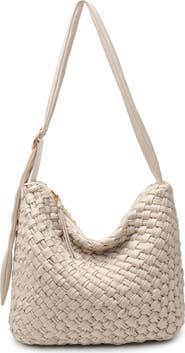 MODA LUXE Woven Crossbody Bag