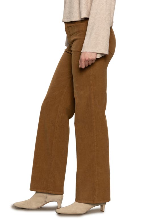 Sanctuary Marine Patch Pocket Stretch Cotton Corduroy Pants In Brown