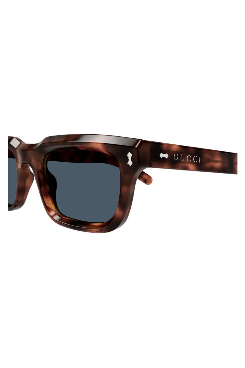 51mm Rectangular Sunglasses, Alternate, color, HAVANA