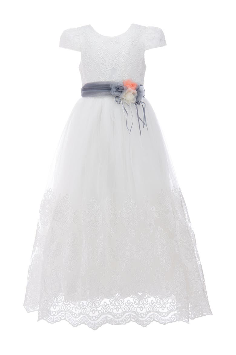 Beaumont Dress, Main, color, White
