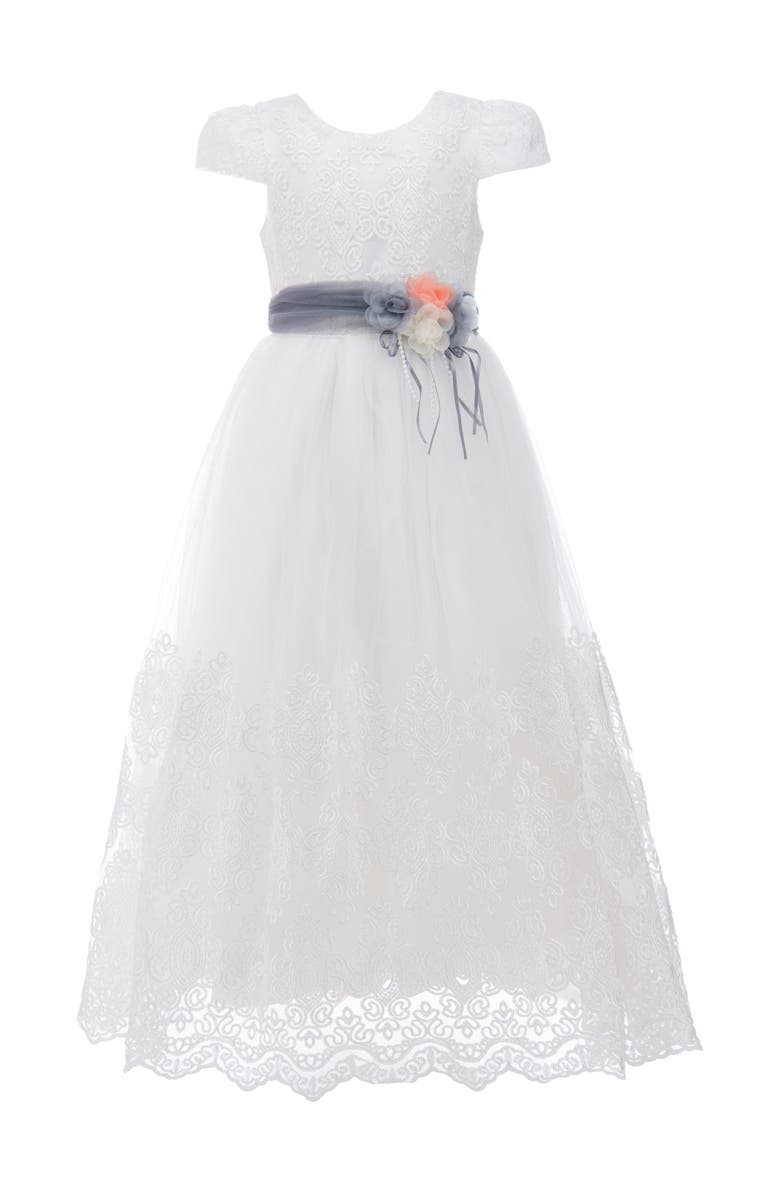 Tulleen Beaumont Dress, Main, color, White