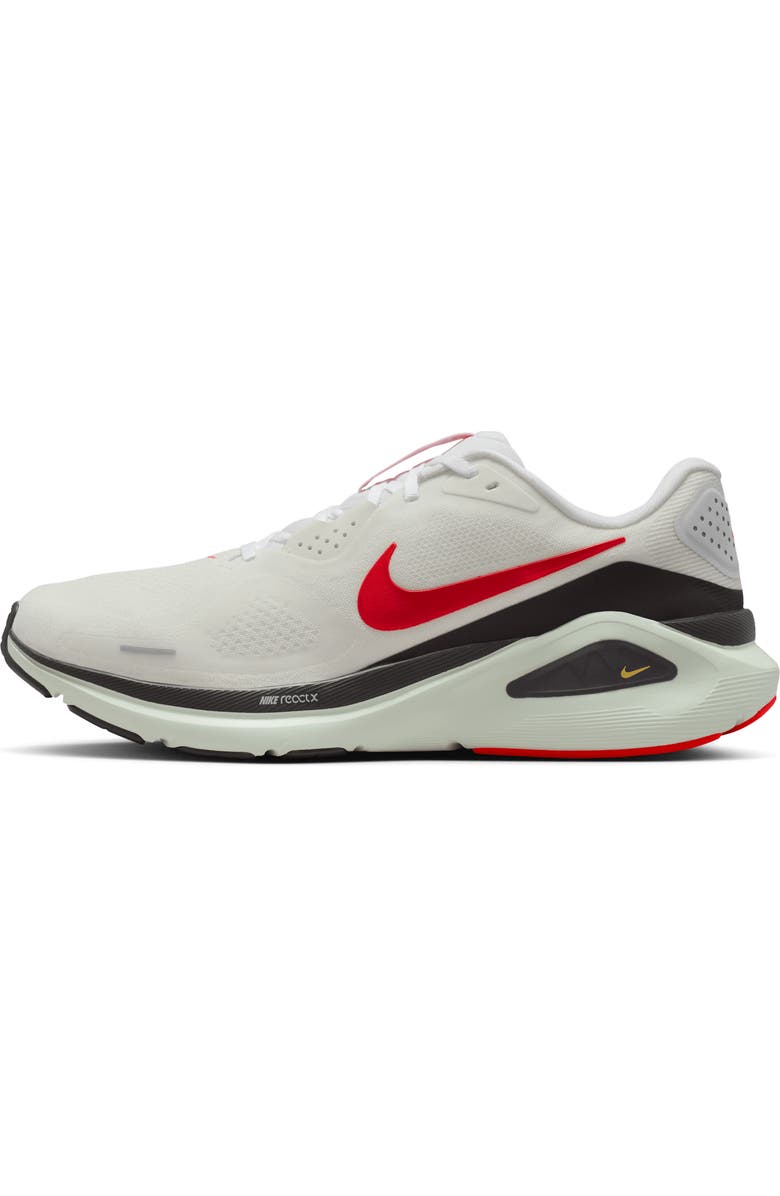 Nike Structure 26 Running Shoe, Alternate, color, White/ Bright Crimson/ Photon