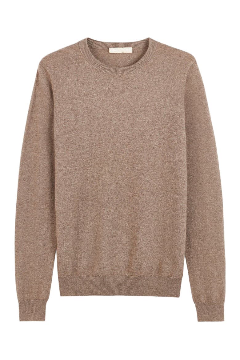 Essential Cashmere Crewneck Sweater, Alternate, color, taupe