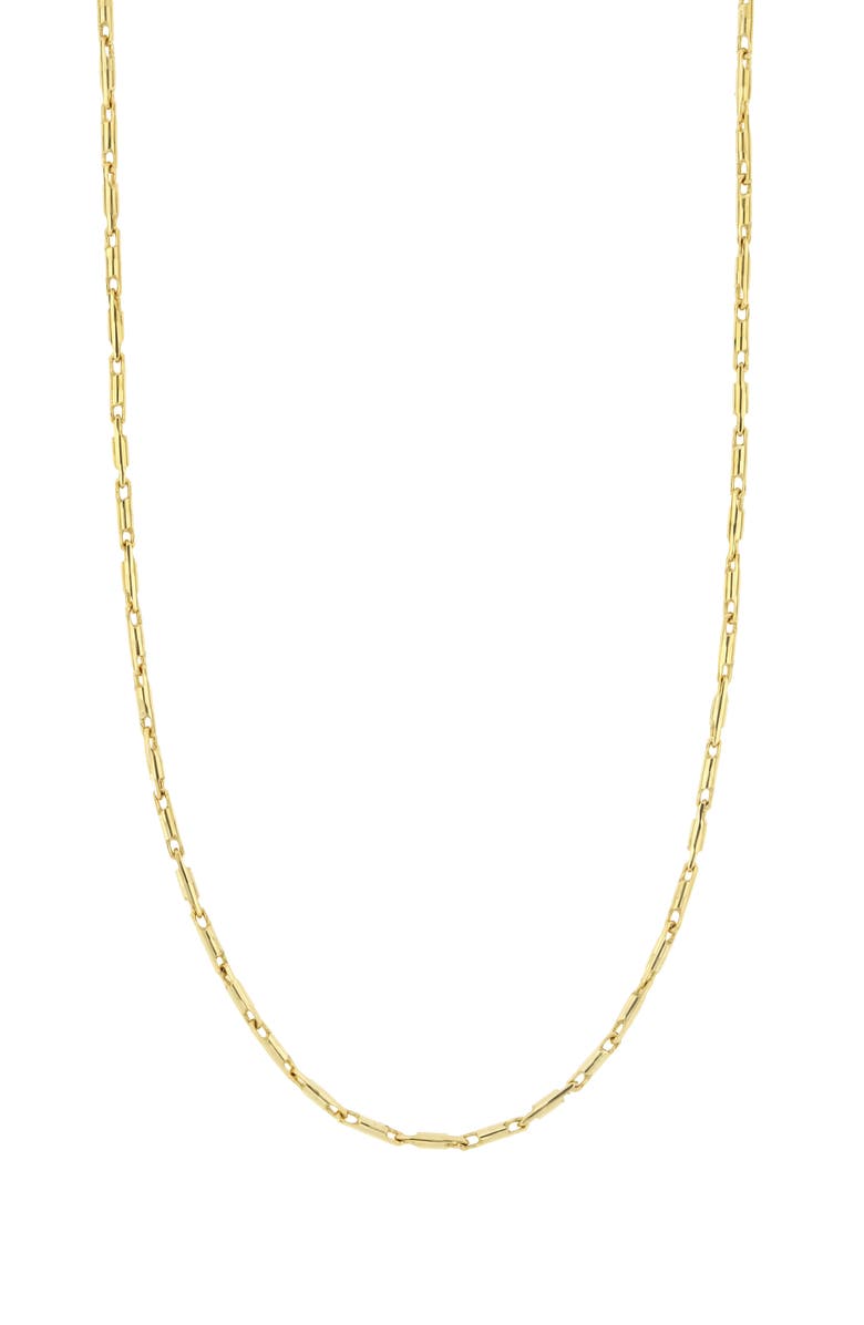 Bony Levy 14K Gold Everyday Mini Bar Chain Necklace, Main, color, 