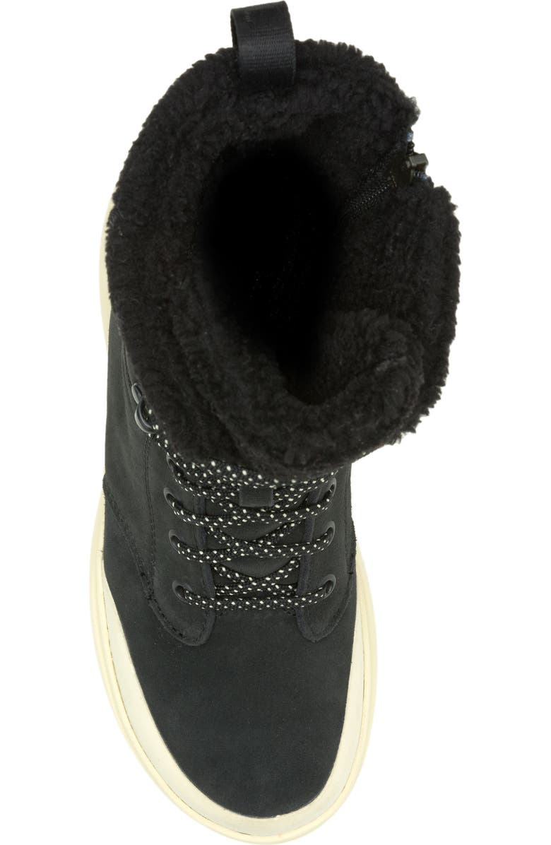 Merrell Marquette Thermo Waterproof Faux Shearling Lined Boot, Alternate, color, Black