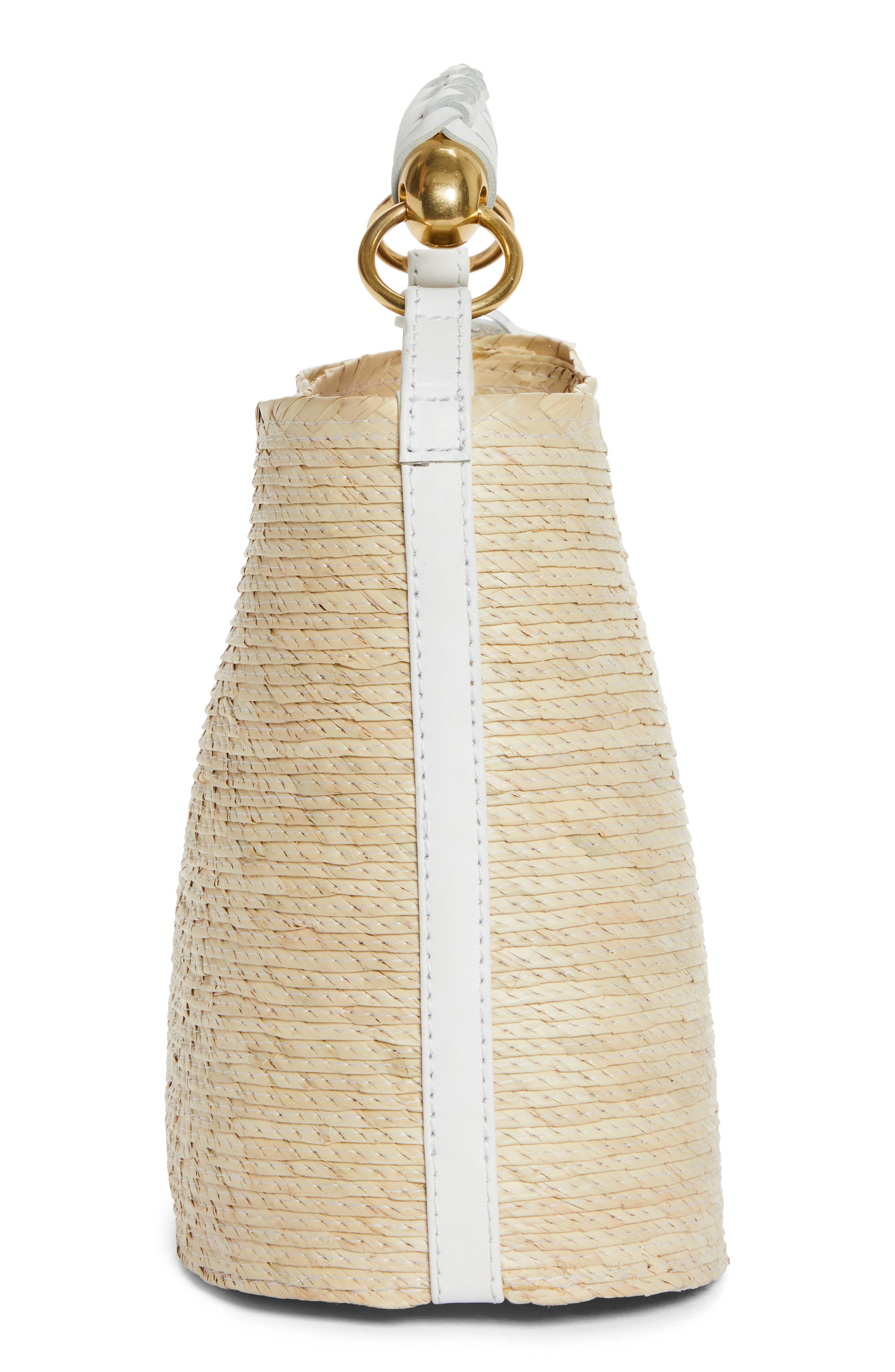 Altuzarra Mini Watermill Straw Handbag, Alternate, color, 