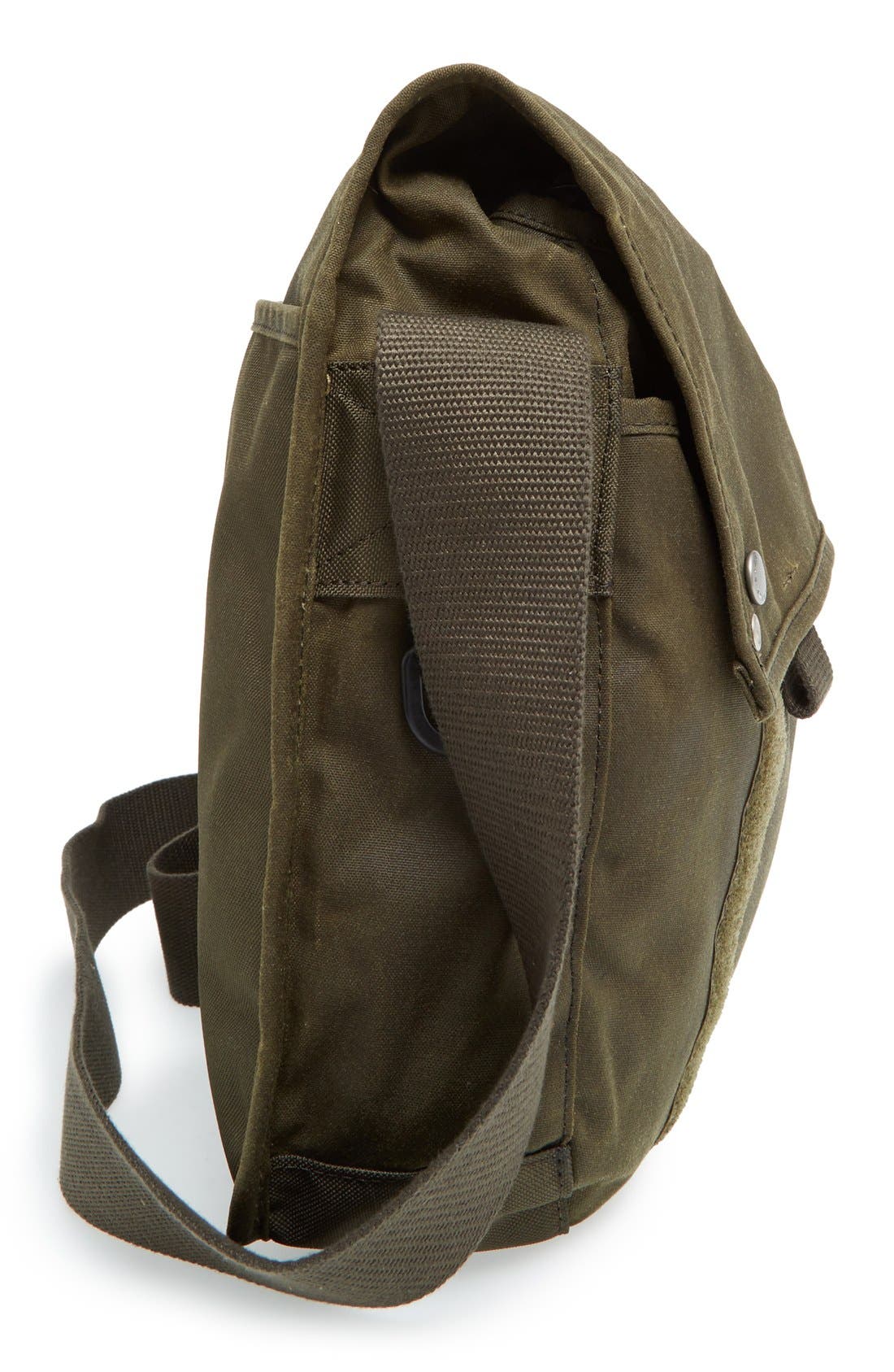 Barbour Waxed Canvas Messenger Bag, Alternate, color, 