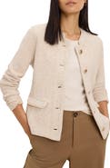 NIC+ZOE Cotton Blend Tweed Knit Jacket