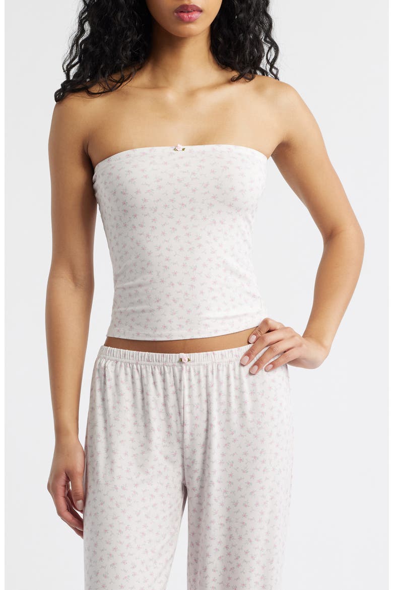 Sugar Plum Quinn Strapless Top, Main, color, BABY PINK