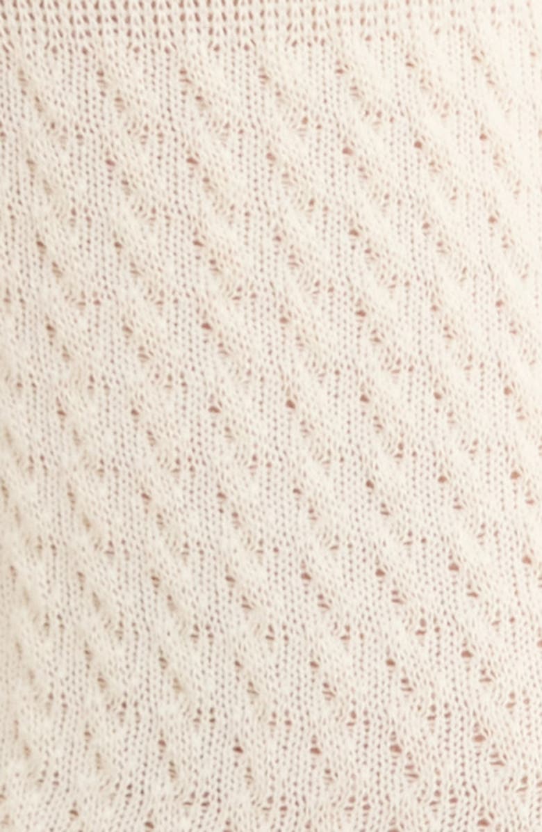 Casa Clara Pine Crew Socks, Alternate, color, Cream